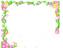 黑板报花边：花朵的夏日情怀