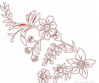 黑板报花边：淡色小花边