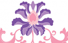黑板报花边：美丽的花朵