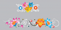 黑板报花边：杜鹃花花边