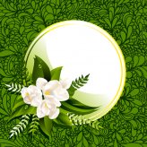黑板报花边：茉莉花花边