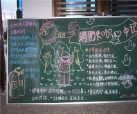 消防安全黑板报：消防安全是十分重要的