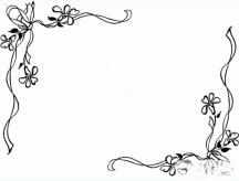 黑板报花边：花边