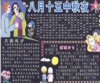 中秋节黑板报：中秋佳节各地风俗