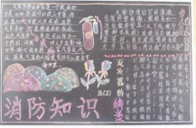 消防安全黑板报：参加消防活动有感