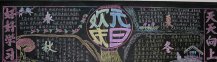 元旦黑板报：元旦黑板报版面设计