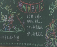 植树节黑板报：种树记