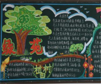 植树节黑板报：森林在呼唤