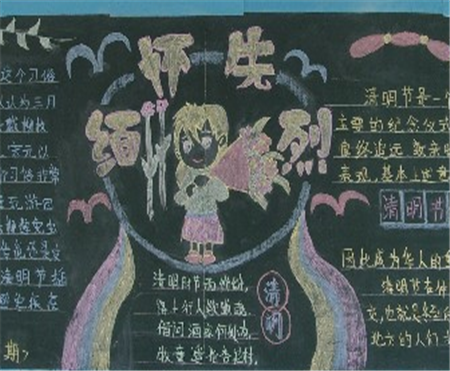 清明节黑板报：清明作文