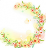 黑板报花边：好看黑板报花边图案-简单的小花