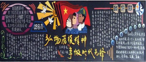 五一劳动节黑板报