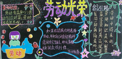 五一劳动节手抄报