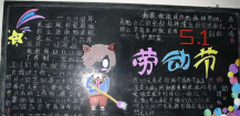 五一劳动节黑板报：弘扬劳模精神的意义