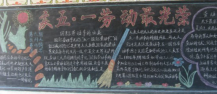 五一劳动节黑板报：世界各地五一劳动节