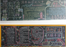 消防安全黑板报：避免火灾，谨防火灾
