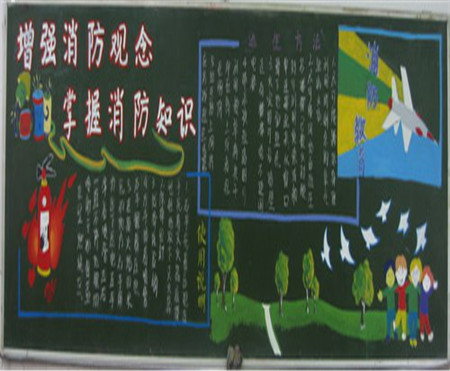 消防安全黑板报：消防安全知识