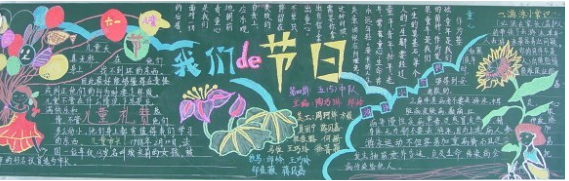 六一儿童节黑板报