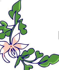 黑板报花边：手抄报花边图案-简单的小花
