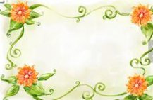 黑板报花边：四角淡黄色花边
