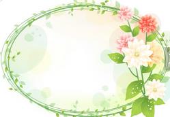 黑板报花边：淡颜色的花边