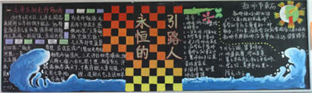 尊师重教黑板报