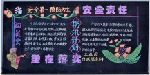 安全月黑板报：安全就是生命