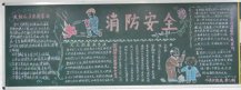 消防安全黑板报：消防演习