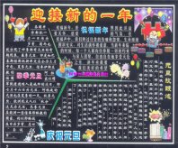 元旦黑板报：终极鼠鼠之过元旦