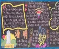清明节黑板报：扫墓讲话