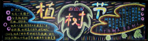 植树节黑板报：古代名人爱树拾趣