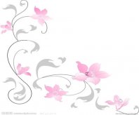 黑板报花边：紫色花环