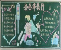 安全月黑板报：公司安全月活动