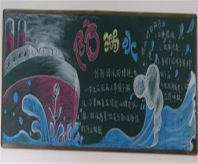 防溺水黑板报：游泳时下肢抽筋