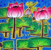 简笔画花：荷花