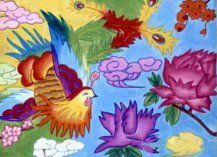 简笔画花：校园里的花