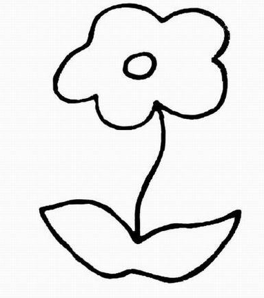 简笔画花：红红的木棉花