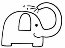 大象简笔画：小象的心愿
